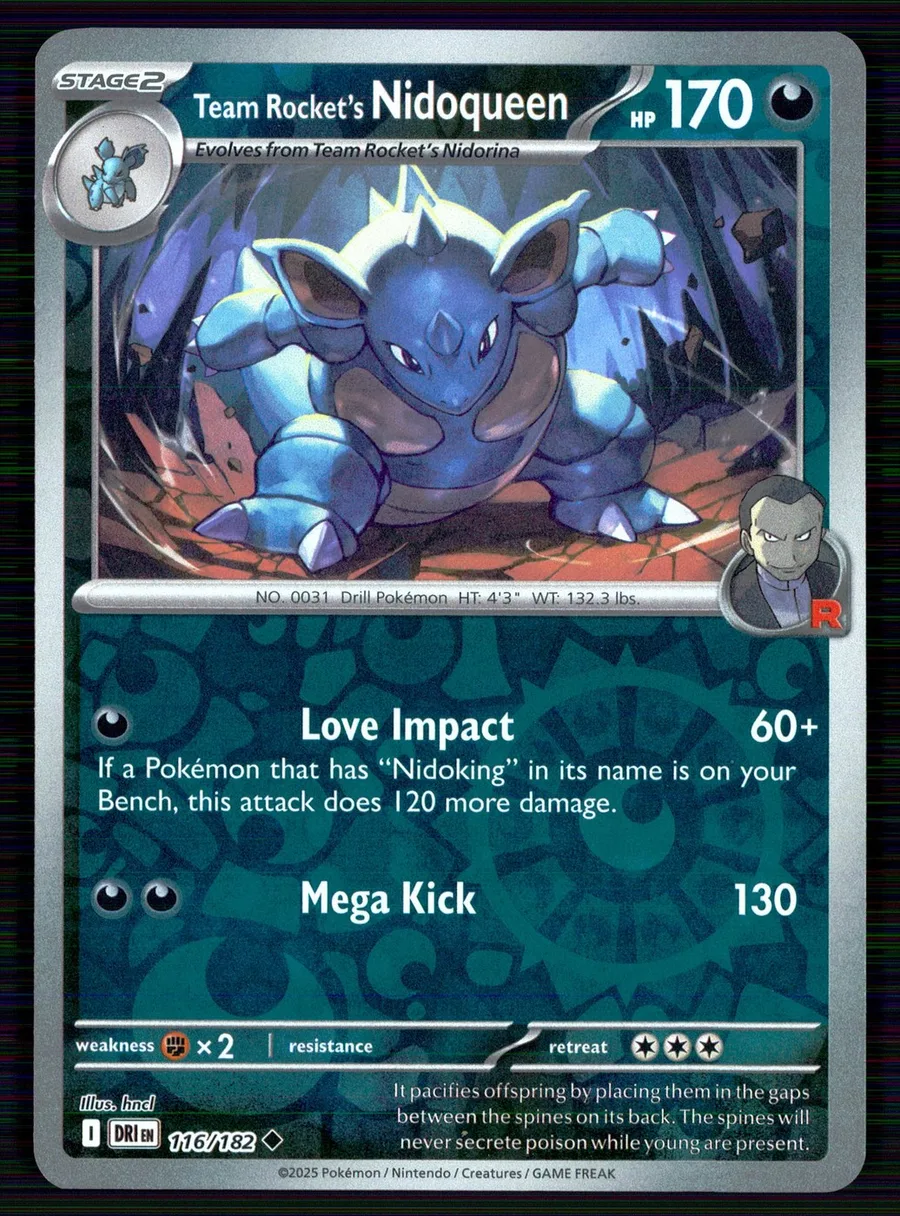 Team Rocket's Nidoqueen Destined Rivals #116