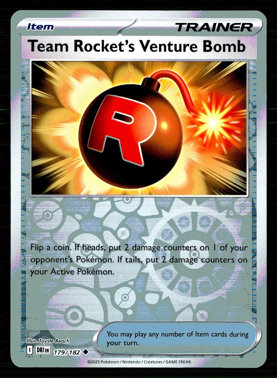Team Rocket's Venture Bomb Destined Rivals #179