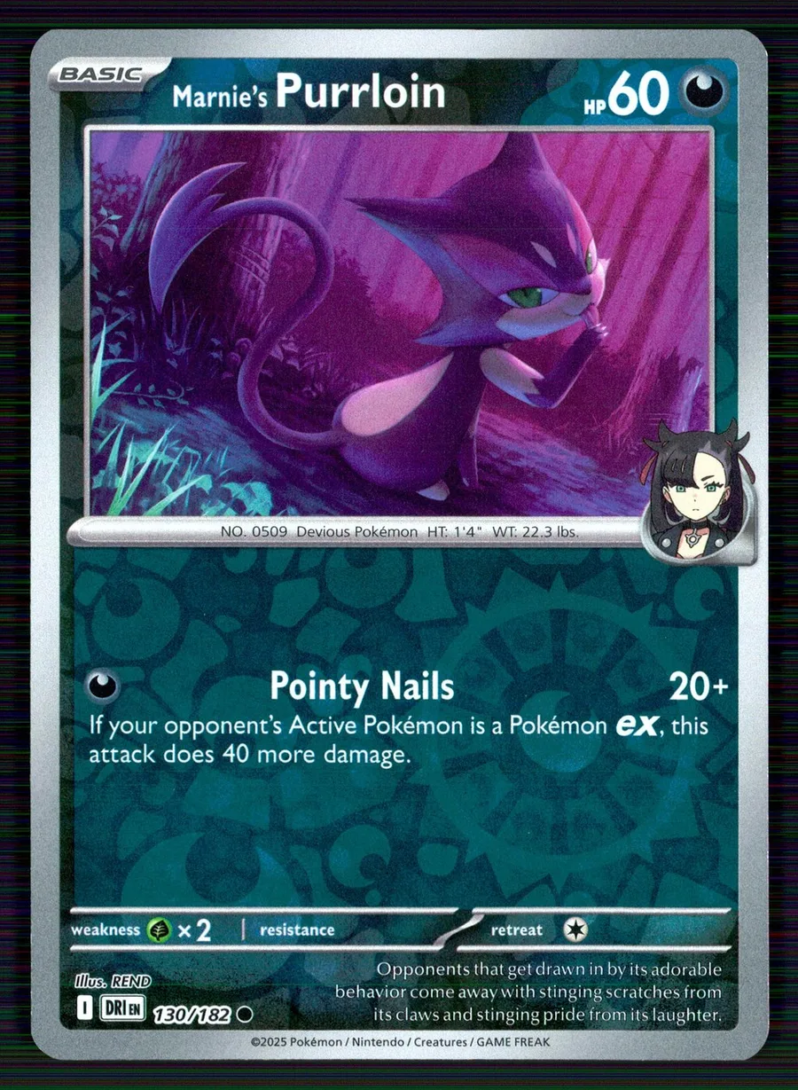 Marnie's Purrloin Destined Rivals #130