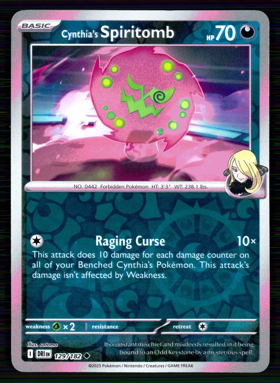 Cynthia's Spiritomb Destined Rivals #129