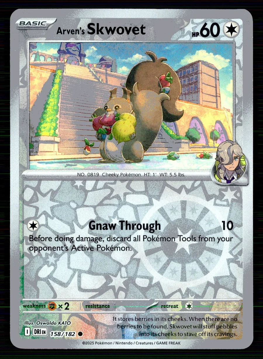 Arven's Skwovet Destined Rivals #158