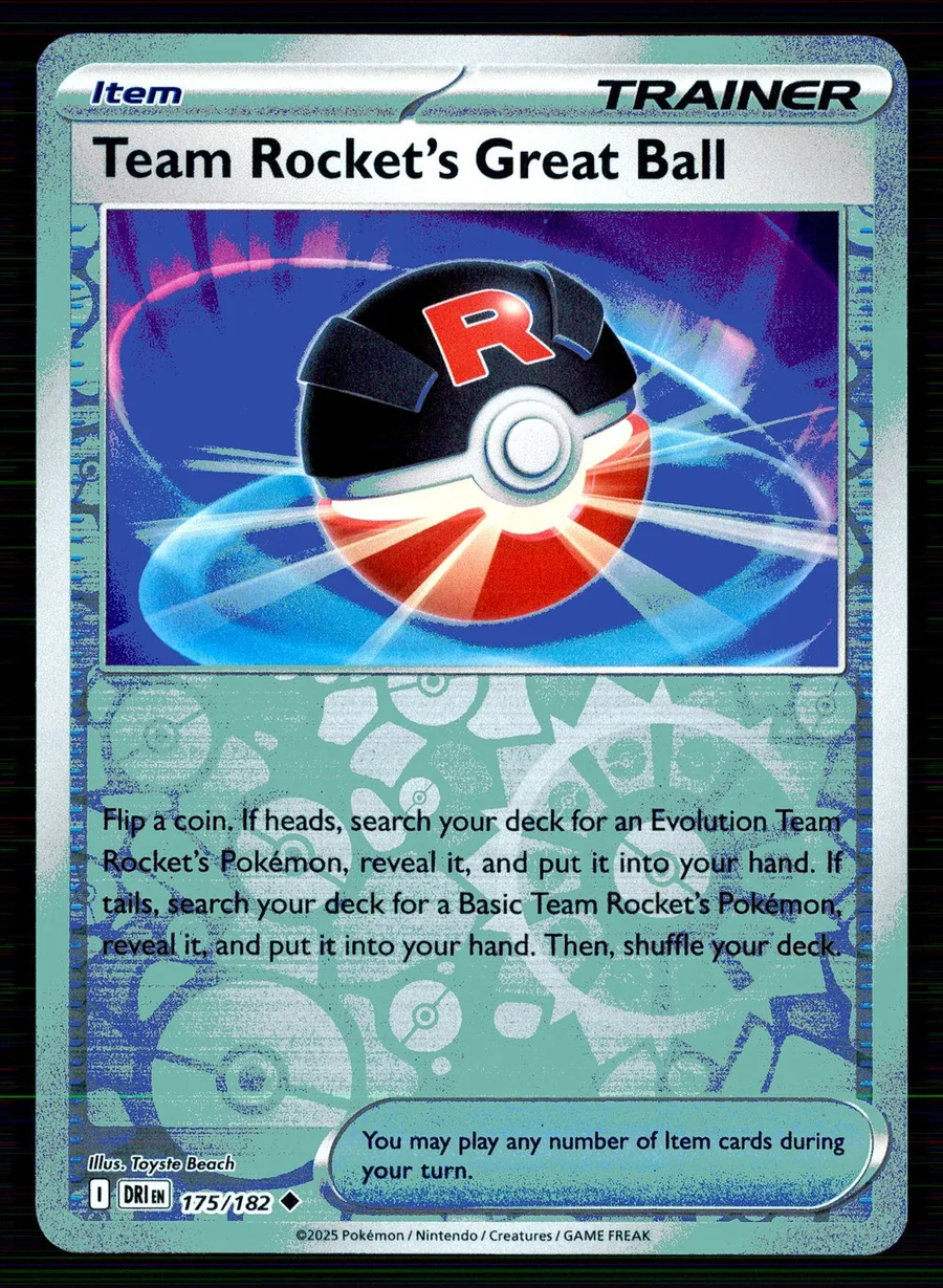 Team Rocket's Great Ball Destined Rivals #175