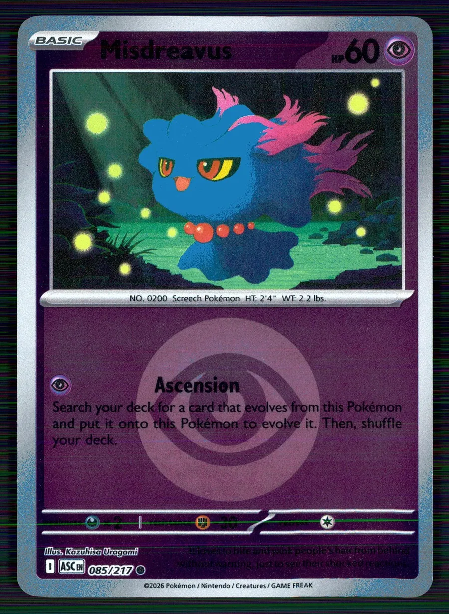 Misdreavus Ascended Heroes #85