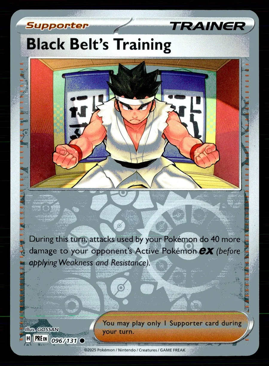 Black Belt's Training Prismatic Evolutions #96